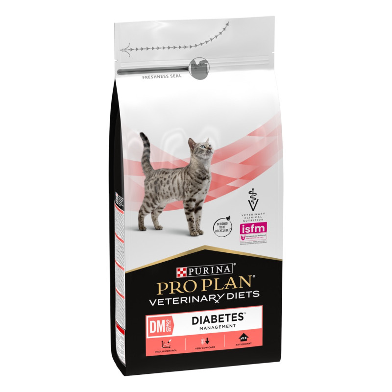 Purina Veterinary Diets DM Diabetes сухой корм для кошек с сахарным диабетом 1.5 кг - фото 2