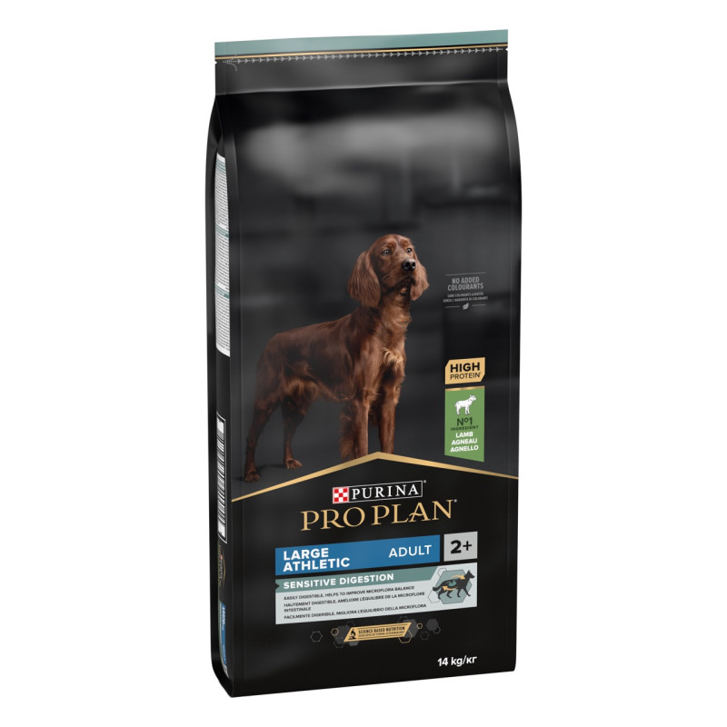 Purina Pro Plan Large Athletic Sensitive Digestion сухий корм для великих собак з ягням 14 кг - фото 2
