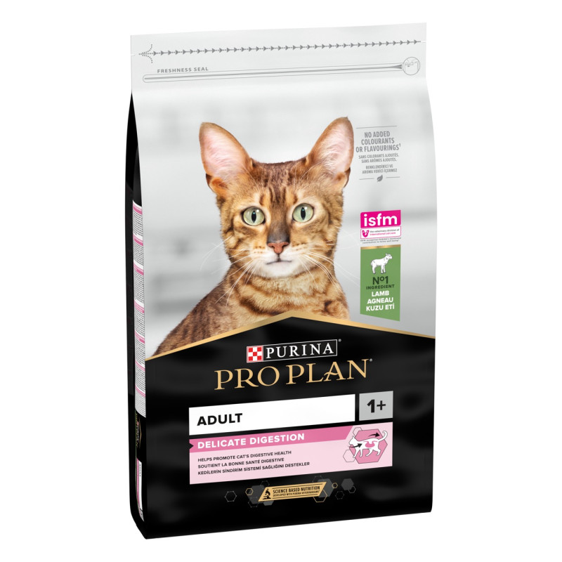 Purina Pro Plan Delicate Lamb сухой корм для кошек с чувствительным пищеварением с ягненком 3 кг - фото 2
