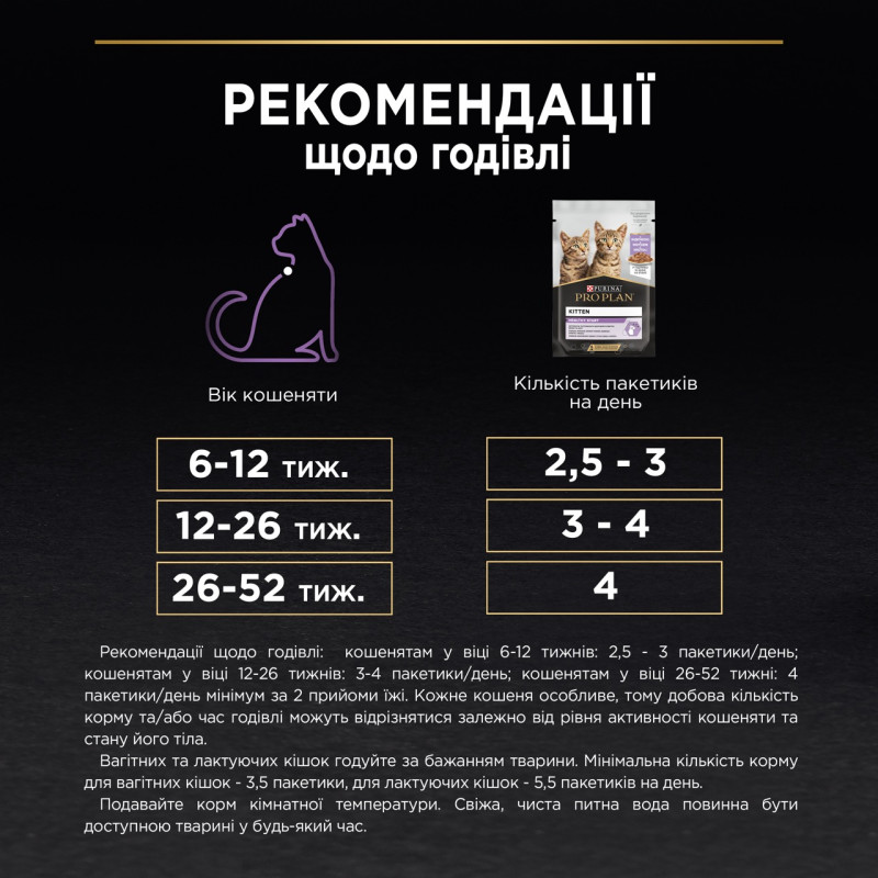 Purina Pro Plan Kitten Nutrisavour влажный корм для котят с индейкой 85 гр - фото 7