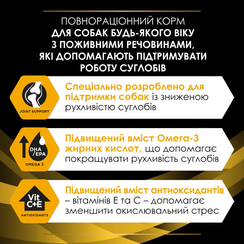 Purina Pro Plan JM Joint Mobility сухой корм для собак с заболеваниями суставов 12 кг - фото 5