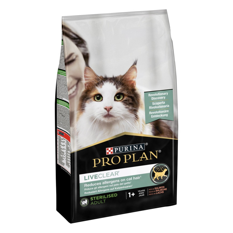 Purina Pro Plan LiveClear Sterilised Salmon сухий корм для стерилізованих котів з лососем 1.4 кг - фото 2