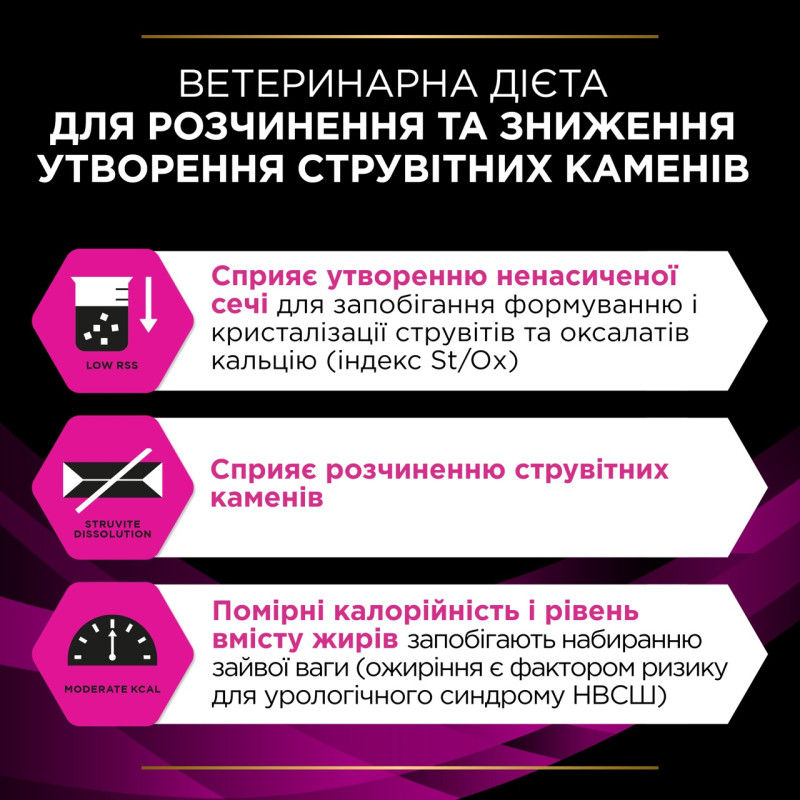 Purina Veterinary Diets UR Urinary сухий корм для котів із сечокам'яною хворобою 350 гр - фото 5