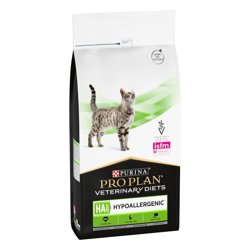 Purina Veterinary Diets HA Hypoallergenic сухий корм для котів із харчовою алергією 325 гр - фото 2