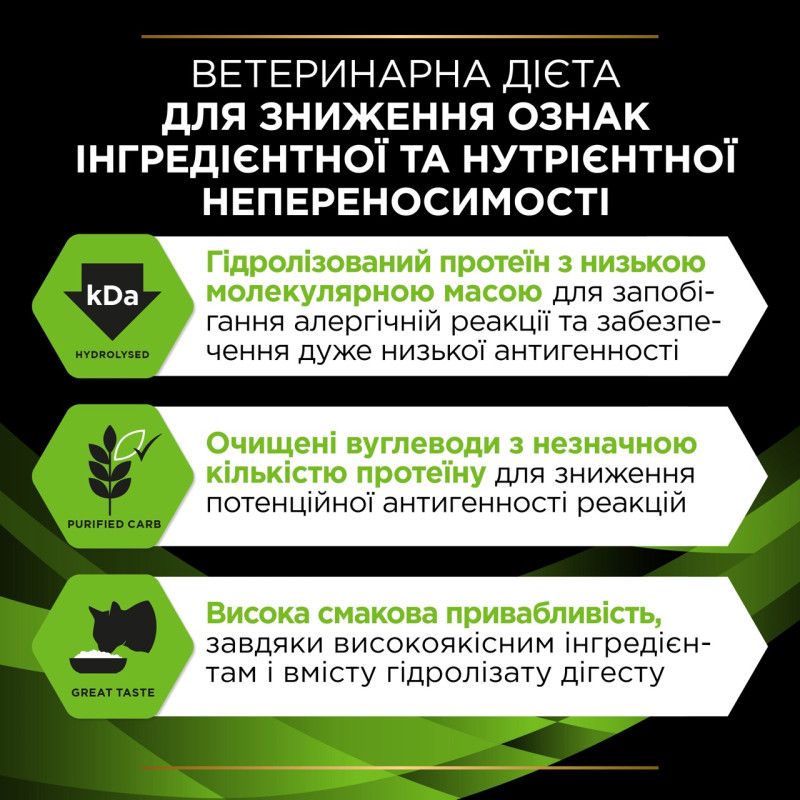 Purina Veterinary Diets HA Hypoallergenic сухий корм для котів із харчовою алергією 325 гр - фото 6