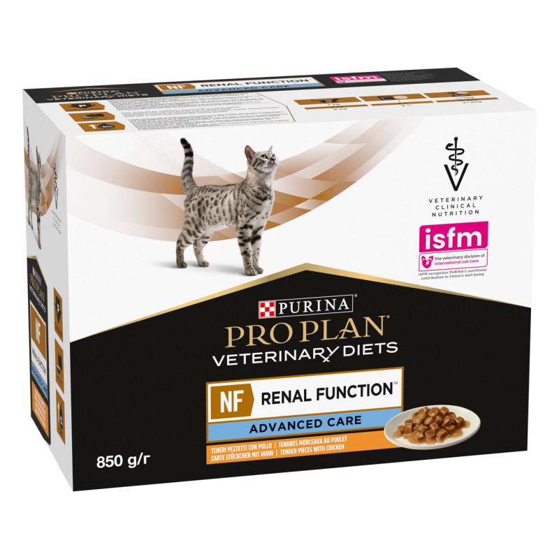 Purina Veterinary Diets NF Renal вологий корм для котів з захворюваннями нирок 85 гр х 10 шт - фото 2