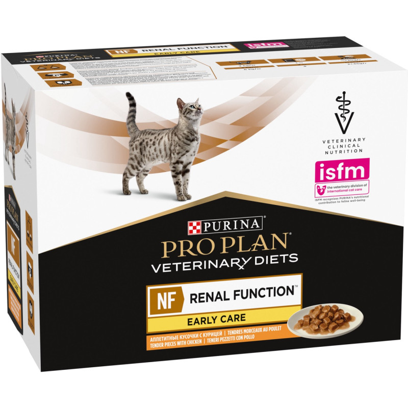 Purina Veterinary Diets NF Renal Early Care влажный корм для кошек с почечными заболеваниями на ранних стадиях 85 гр х 10 шт - фото 2
