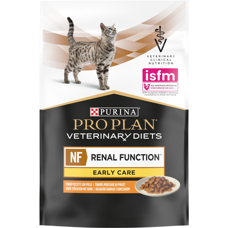 Purina Veterinary Diets NF Renal Early Care вологий корм для котів з нирковими захворюваннями на ранніх стадіях 85 гр х 10 шт - фото 3