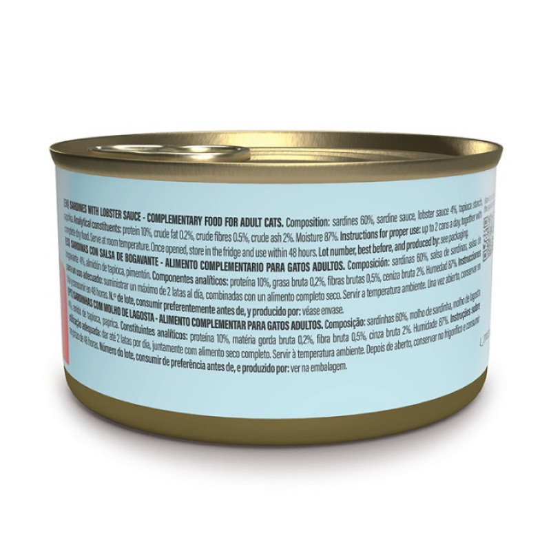 Schesir Grill Sardines Lobster Sauce влажный корм для котов с сардиной и лобстером, 70 гр - фото 2