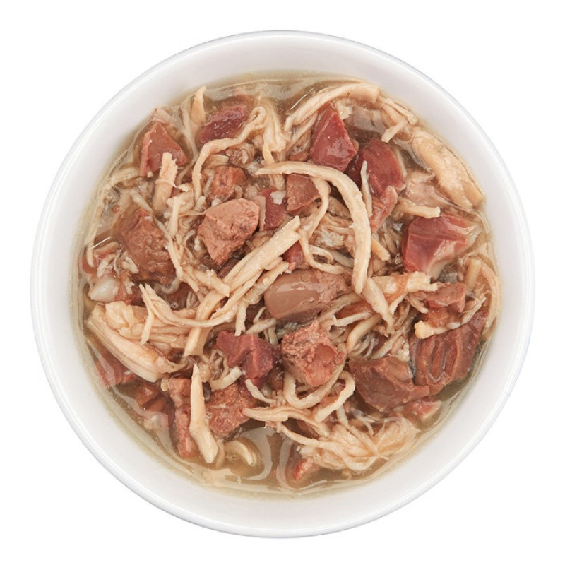 Schesir After Dark Chicken Beef влажный корм для котов с курицей и говядиной, 80 гр - фото 3