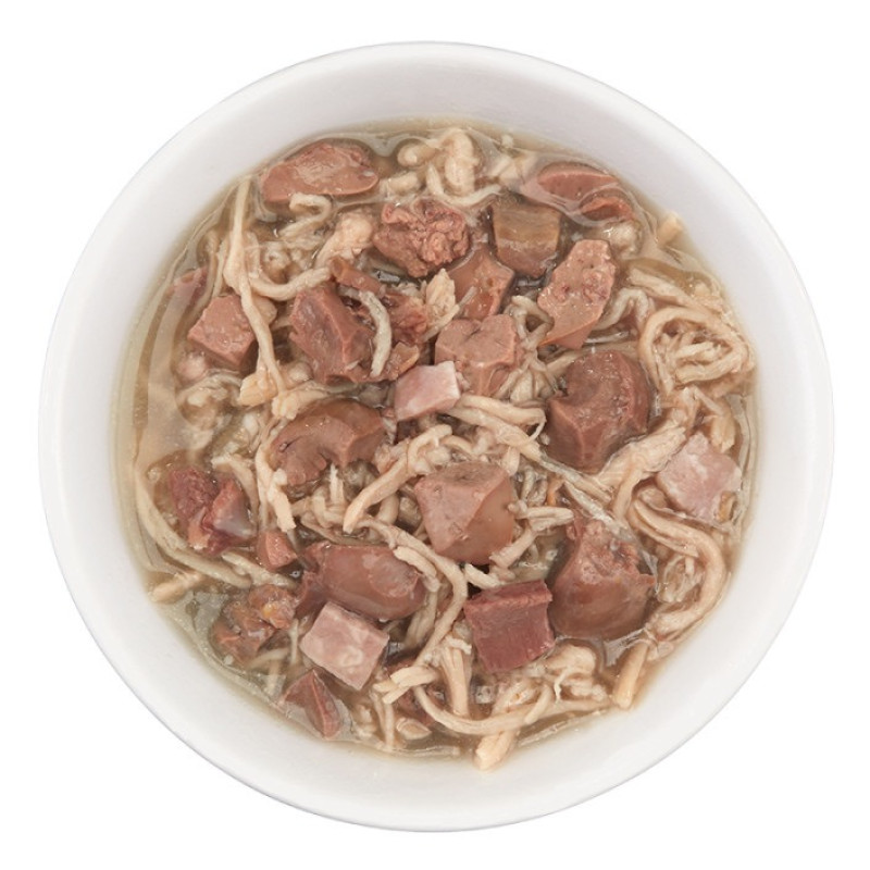 Schesir After Dark Chicken Ham влажный корм для котов с курицей и ветчиной, 80 гр - фото 3
