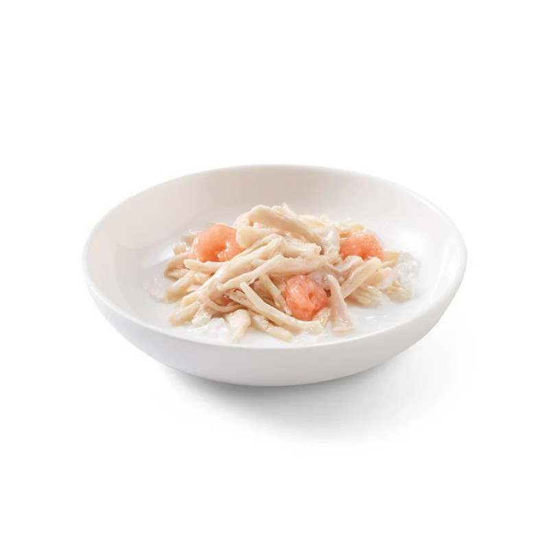 Schesir Chicken Shrimps влажный корм с курицей и креветками для котов, 140 гр - фото 2