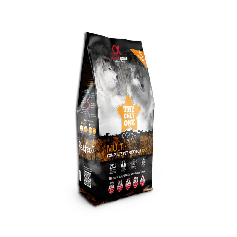 Alpha Spirit The Only One Multiprotein сухий корм для собак з куркою та рибою, 3 кг - фото 2