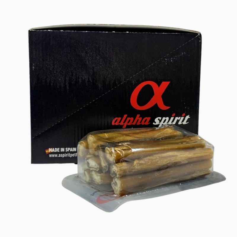 Alpha Spirit Bully Stick ласощі для собак з бичачого кореня, розмір M, 12 шт - фото 3