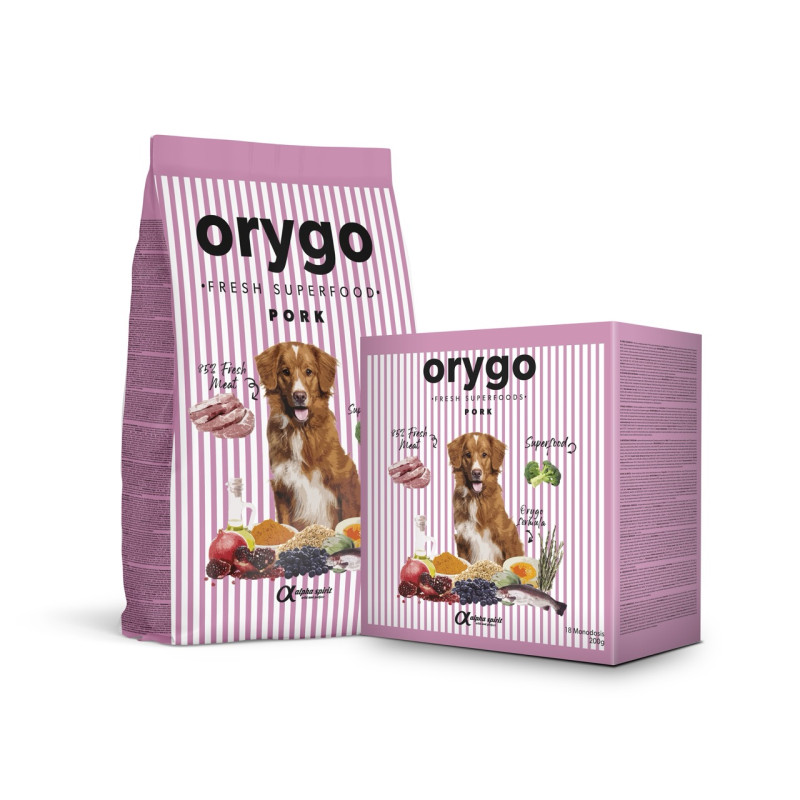 Orygo Pork напіввологий корм для собак зі свининою, 3.6 кг - фото 3