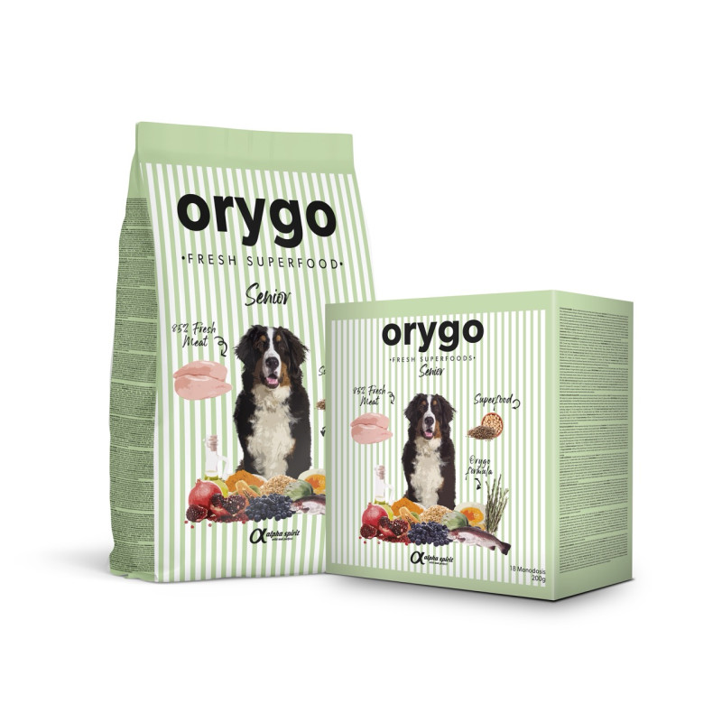 Orygo Senior полувлажный корм для пожилых собак с курицей, 3.6 кг - фото 3