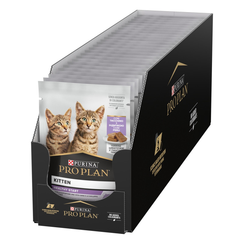 Purina Pro Plan Junior Nutrisavour вологий корм для кошенят паштет з індичкою 75 гр - фото 2
