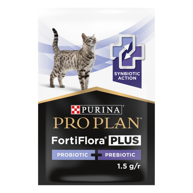 Purina Veterinary Diets FortiFlora Plus Feline пробиотическая добавка для котов и котят 1.5 гр х 30 шт - фото 3