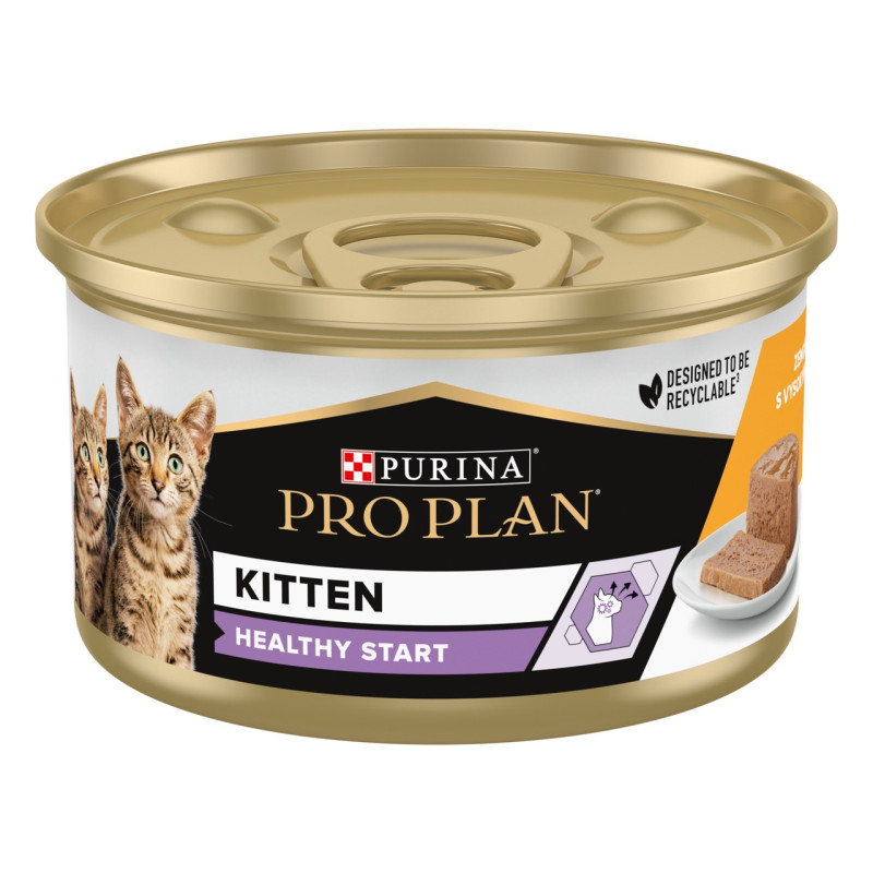 Purina Pro Plan Junior вологий корм для кошенят з куркою 85 гр - фото 2