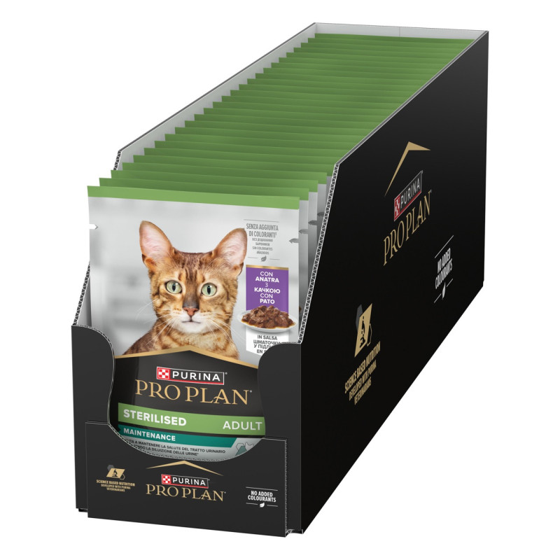 Purina Pro Plan Sterilised Nutrisavour вологий корм для стерилізованих котів з качкою, 85 гр - фото 2