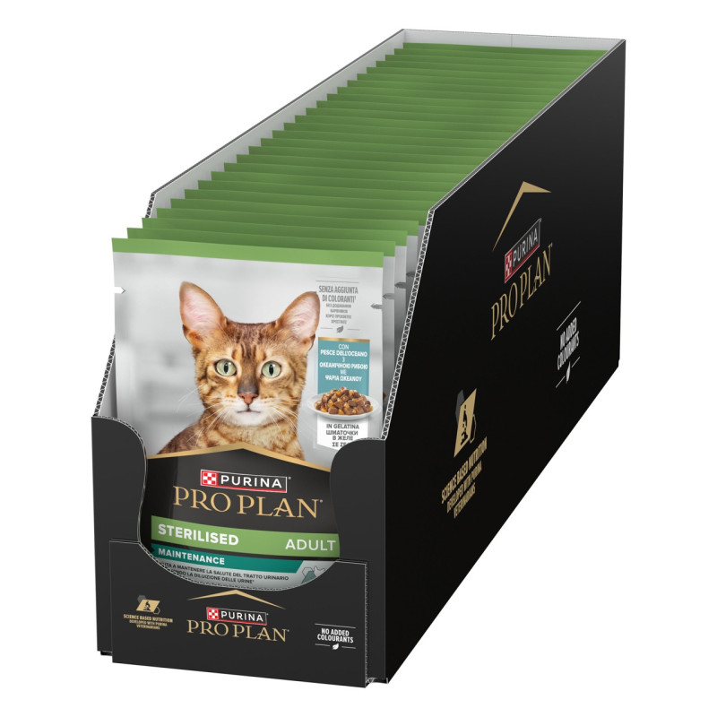 Purina Pro Plan Sterilised Nutrisavour вологий корм для стерилізованих котів з океанічною рибою, 85 гр - фото 2