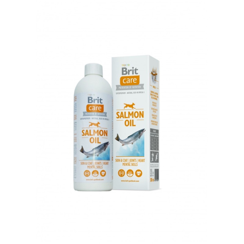 Brit Care Salmon Oil масло лосося для собак, 500 мл - фото 2
