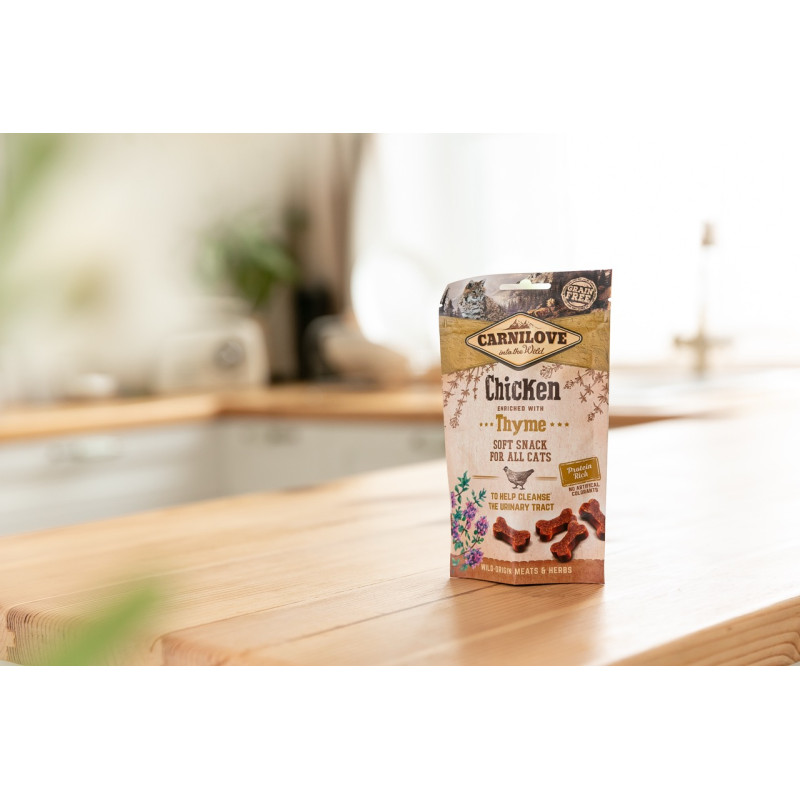 Carnilove Cat Soft Snack ласощі для котів з куркою та чебрецем, 50 гр - фото 6