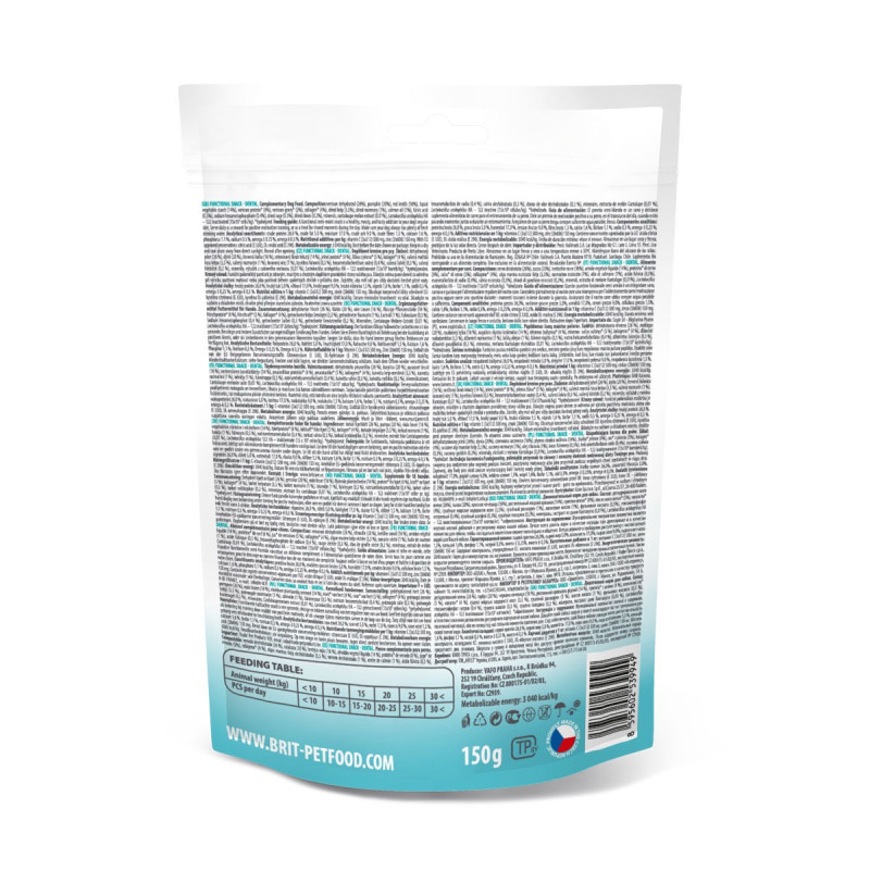 Brit Care Dog Snack Dental ласощі для собак для здоров'я зубів, 150 гр - фото 2