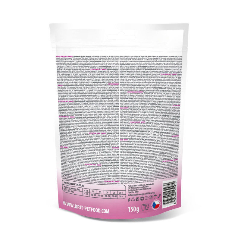 Brit Care Dog Snack Immunity лакомство для собак для укрепления иммунитета, 150 гр - фото 2