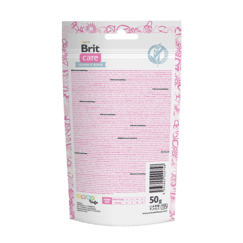 Brit Care Cat Snack Urinary ласощі для котів для здоров'я сечостатевої системи, 50 гр - фото 2