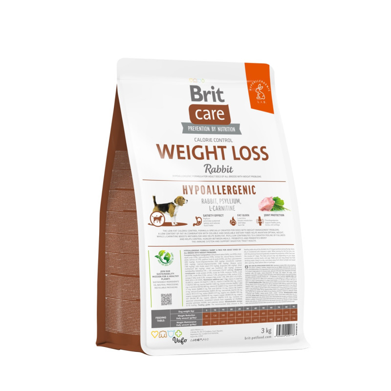 Brit Care Weight Loss Rabbit сухой корм для собак с лишним весом, 3 кг - фото 2