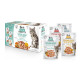 Brit Care Cat Fillets In Gravy Sterilized Box набор влажного корма для стерилизованных котов, 12 шт х 85 гр - фото 2