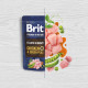 Brit Premium Fillets in Gravy Chicken та Green Peas вологий корм з куркою для собак малих порід, 85 гр - фото 2