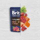 Brit Premium Fillets in Gravy Beef & Carrot вологий корм із яловичиною для собак малих порід, 85 гр - фото 2