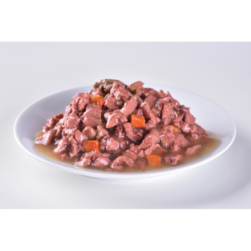 Brit Premium Fillets in Gravy Beef & Carrot вологий корм із яловичиною для собак малих порід, 85 гр - фото 4