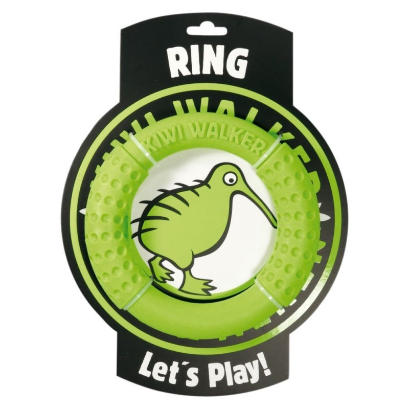 Kiwi Walker Ring Mini іграшка для собак, 13.5 см, зелений - фото 2