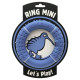 Kiwi Walker Ring Mini іграшка для собак, 13.5 см, блакитний - фото 2