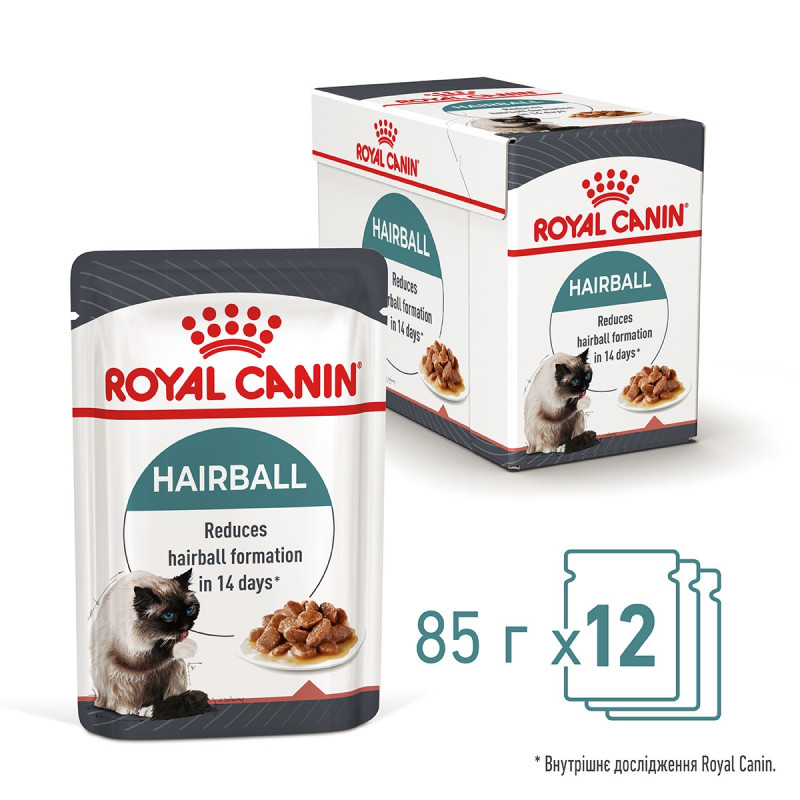 Royal Canin Hairball Care вологий корм для виведення вовни у котів 85 гр - фото 22