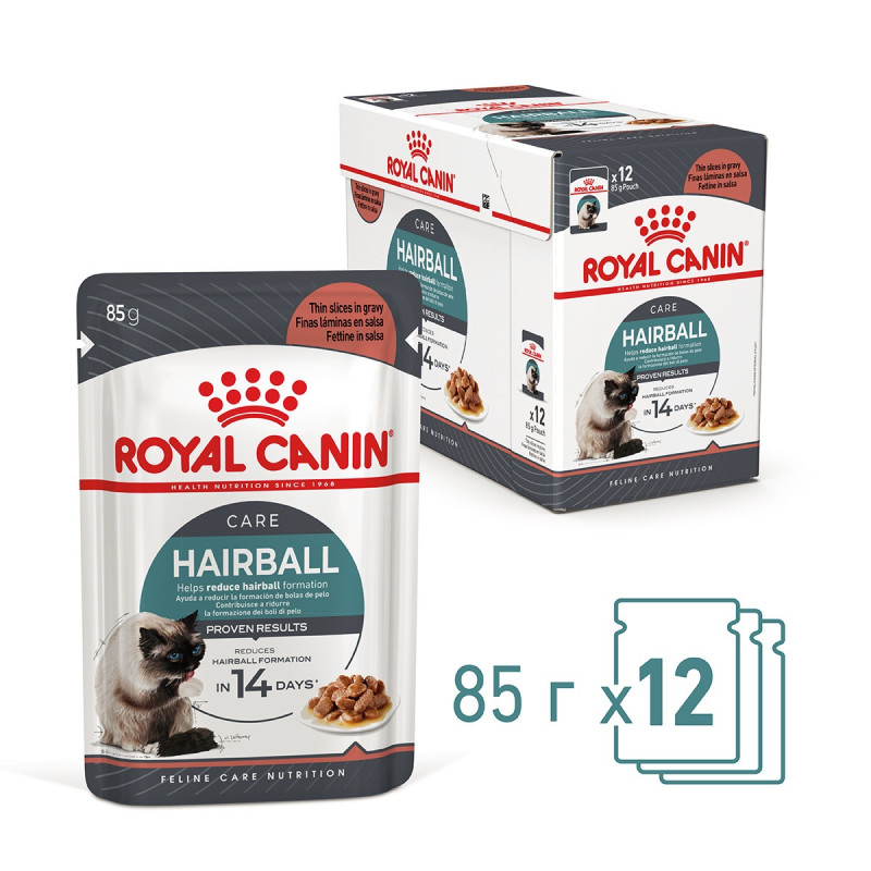 Royal Canin Hairball Care влажный корм для вывода шерсти у котов 85 гр - фото 6