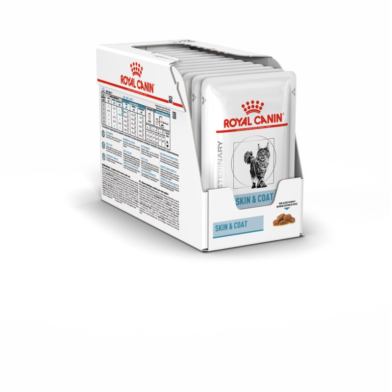 Royal Canin Skin & Coat Feline Pouches влажный корм для котов с проявлением аллергических реакций 85 гр - фото 2