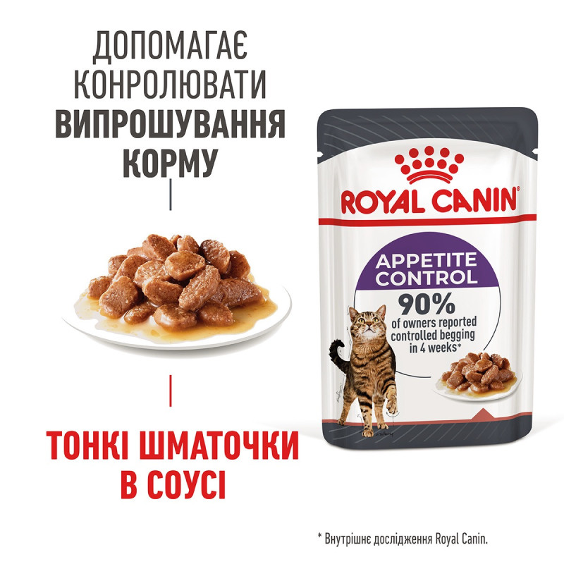 Royal Canin Appetite Control влажный корм для контроля аппетита у котов 85 гр - фото 2