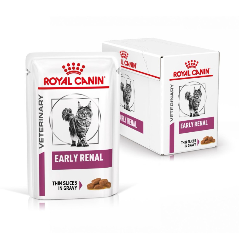 Royal Canin Early Renal Feline Pouches влажный корм для котов с ранними стадиями заболеваний почек 85 гр - фото 4