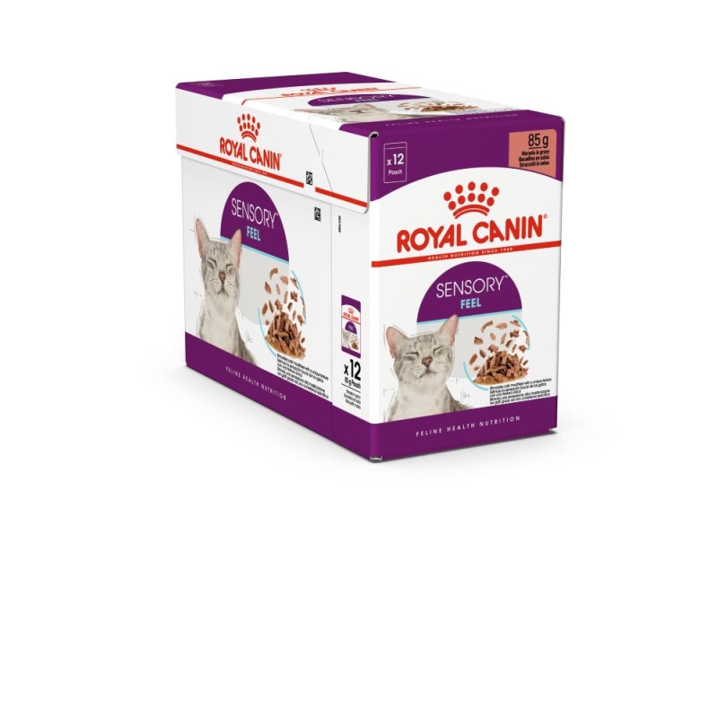 Royal Canin Sensory Feel Jelly влажный корм для привередливых котов 85 гр - фото 4