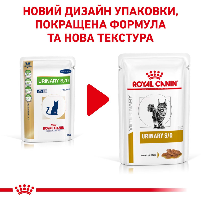 Royal Canin Urinary S/O Feline Pouches влажный корм для кошек при заболеваниях нижних мочевыводящих путей 85 гр - фото 16