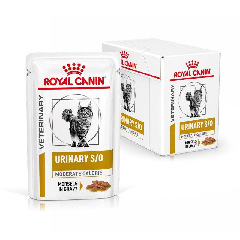 Royal Canin Urinary S/O Feline Moderate Calorie Pouches влажный корм для котов с заболеваниями мочевыводящей системы 85 гр - фото 2