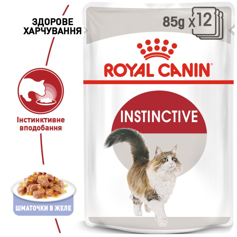 Royal Canin Instinctive Jelly влажный корм для котов 85 гр - фото 2