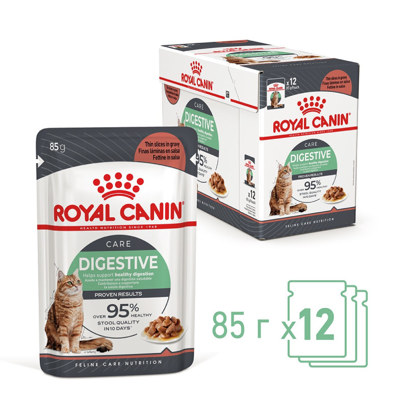Royal Canin Digest Care влажный корм для котов с чувствительным пищеварением 85 гр - фото 2