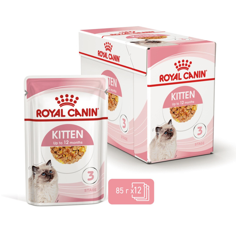 Royal Canin Kitten Instinctive Jelly влажный корм для котят 85 гр - фото 2