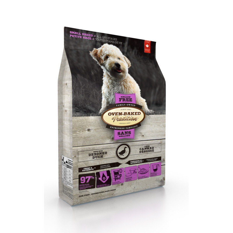 Oven-Baked Tradition Dog Small Breed Duck GF сухий корм з качкою для собак малих порід 2.27 кг - фото 4