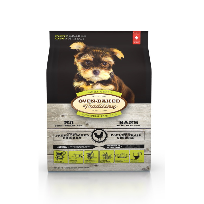 Oven-Baked Tradition Puppy Small Breed сухий корм з куркою для цуценят дрібних порід 2.27 кг - фото 2